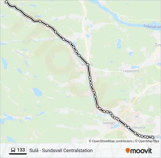 133  Line Map