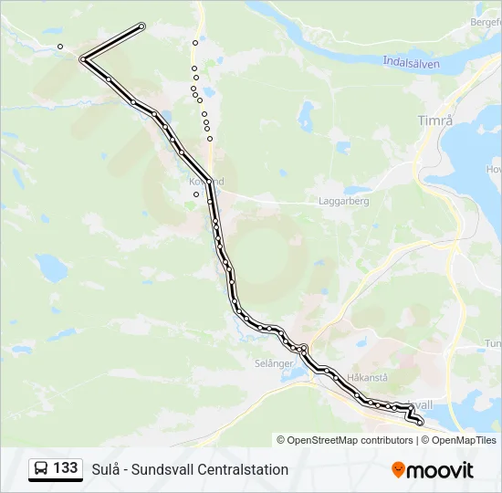 133  Line Map