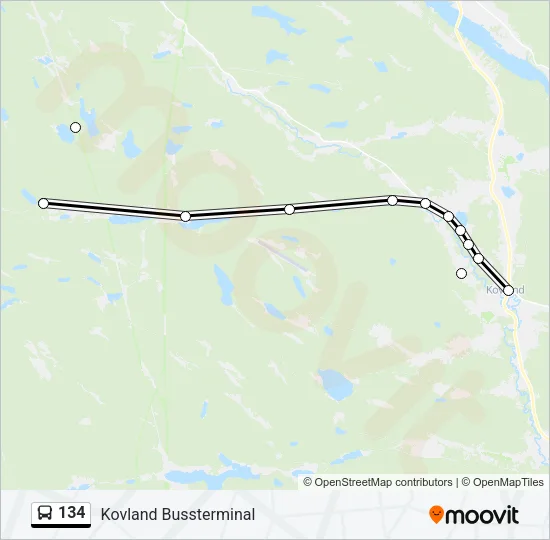 134  Line Map