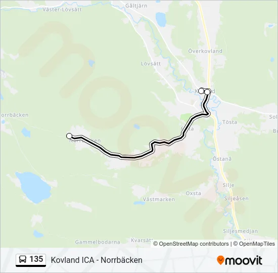 135  Line Map