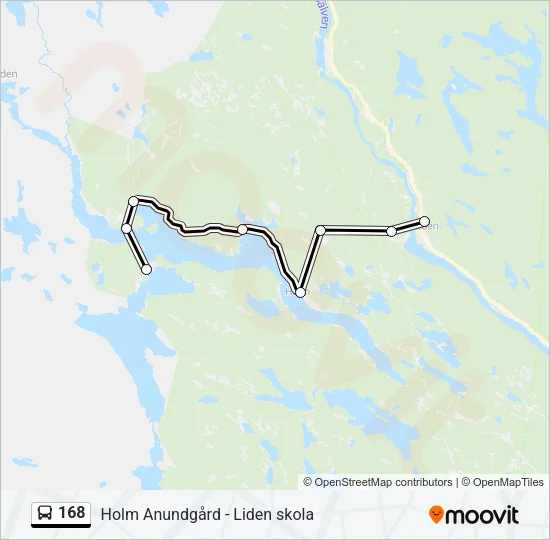 168  Line Map