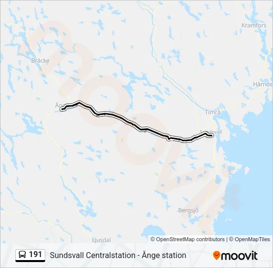 191  Line Map