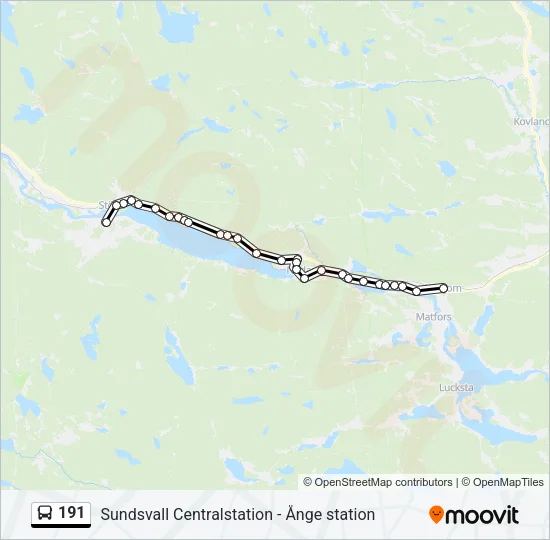 191  Line Map
