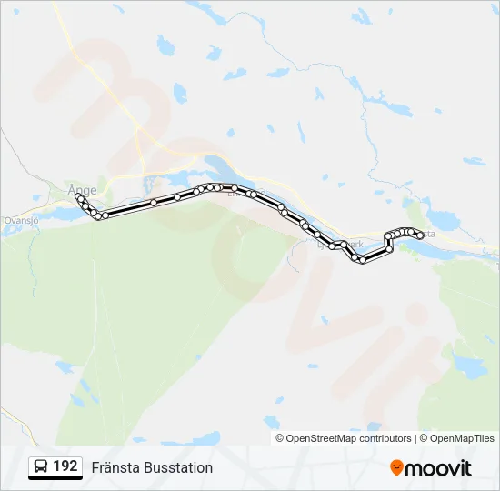 192 Bus Line Map