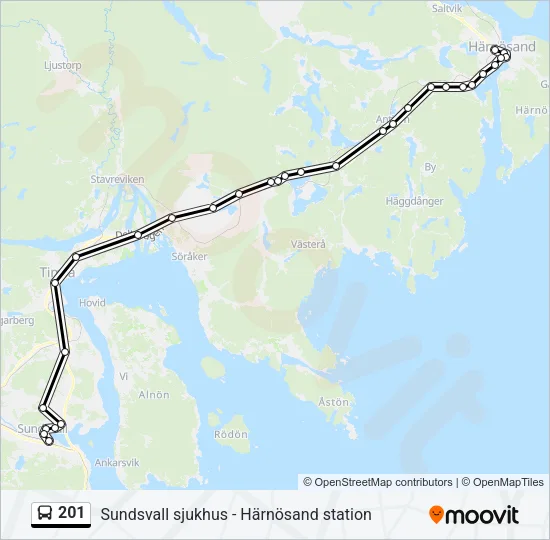 201  Line Map