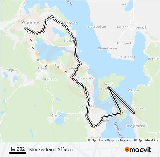 202  Line Map