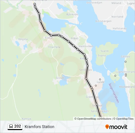 202  Line Map
