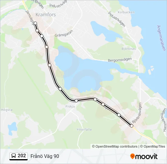 202  Line Map