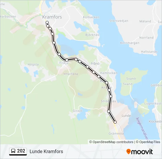 202  Line Map