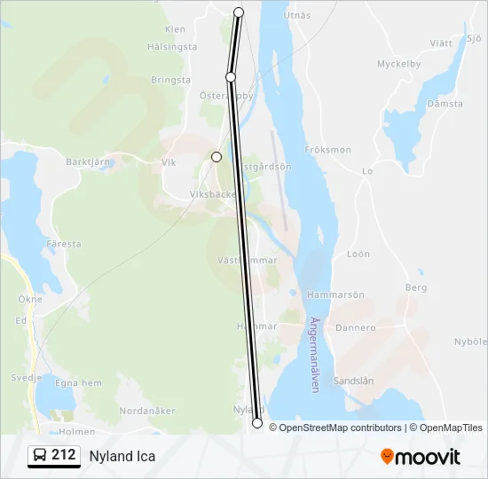 212  Line Map