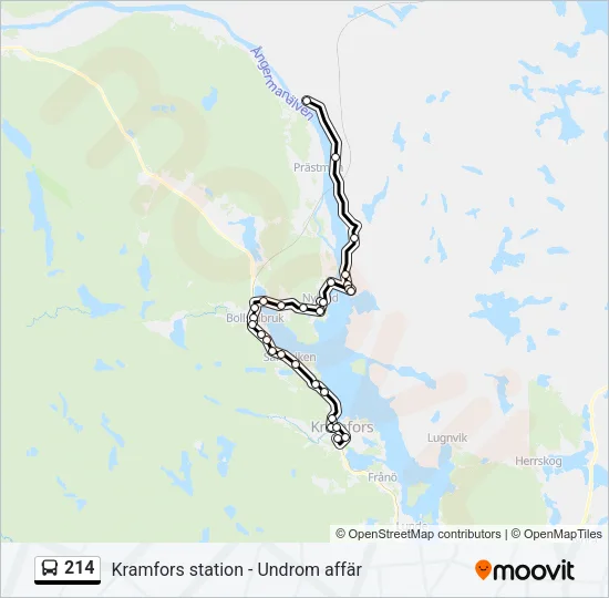 214  Line Map