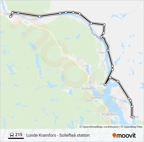 215  Line Map