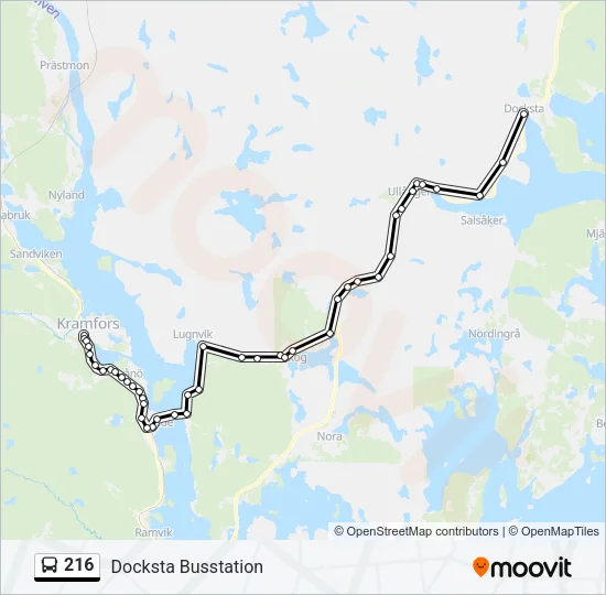 216  Line Map