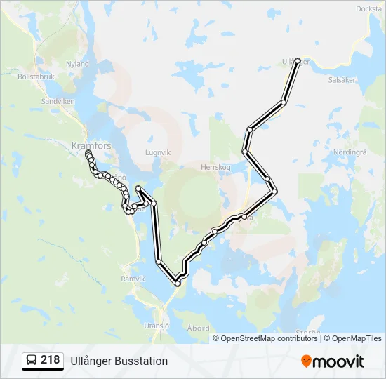 218  Line Map