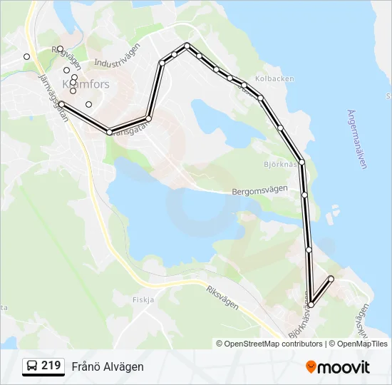 219  Line Map