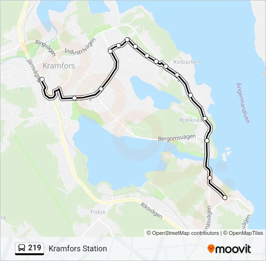 219  Line Map