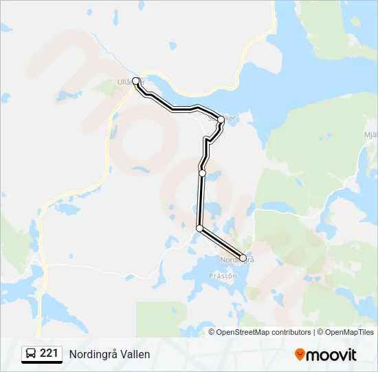 221  Line Map