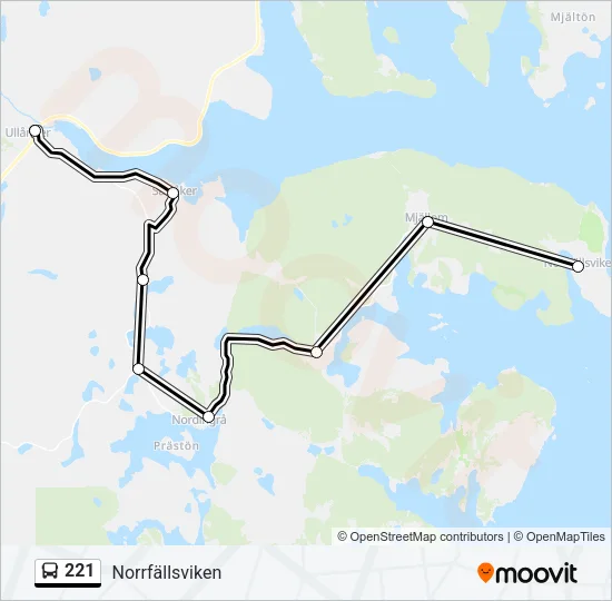 221  Line Map