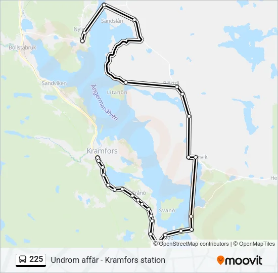 225  Line Map