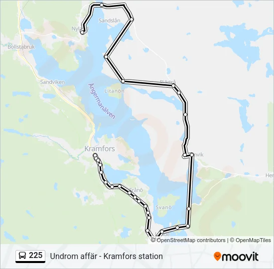 225  Line Map