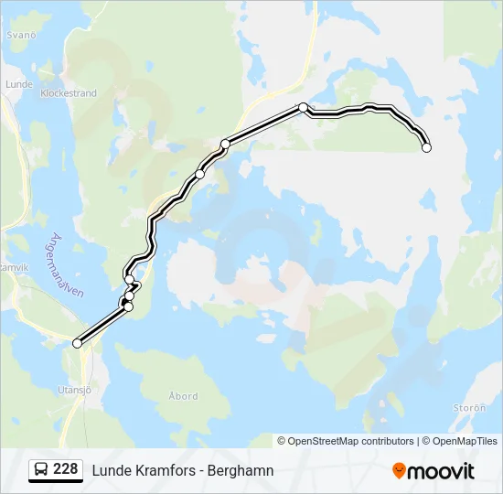 228 Bus Line Map