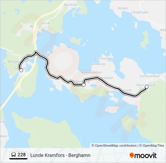 228 Bus Line Map