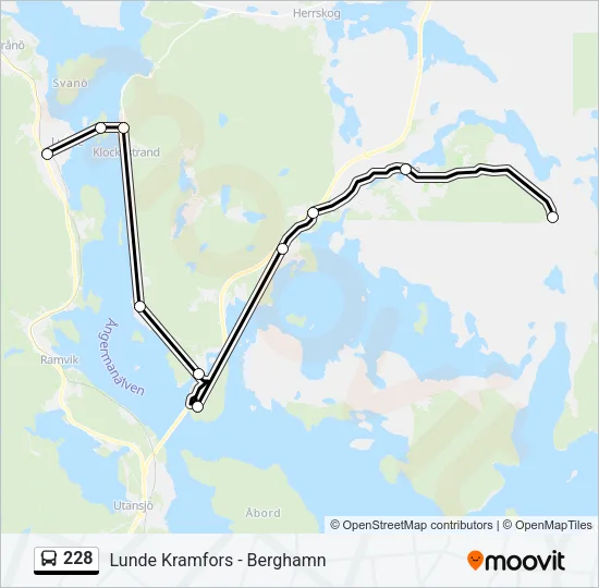228 Bus Line Map