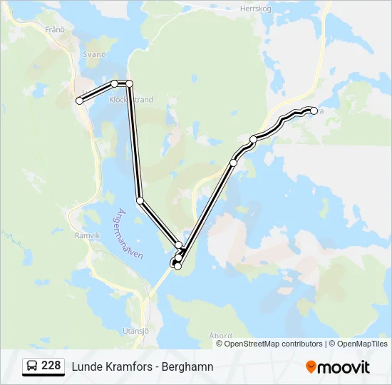 228 Bus Line Map