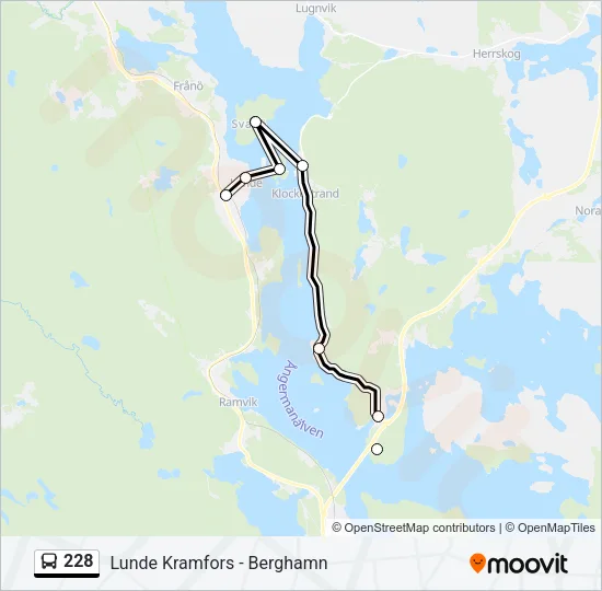 228 Bus Line Map
