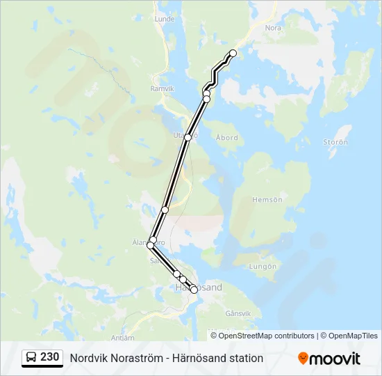 230  Line Map