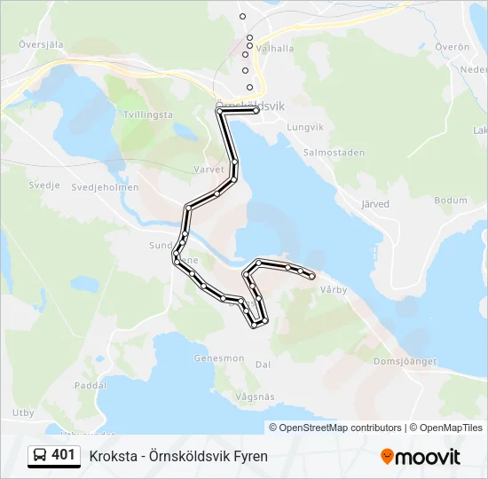 401  Line Map