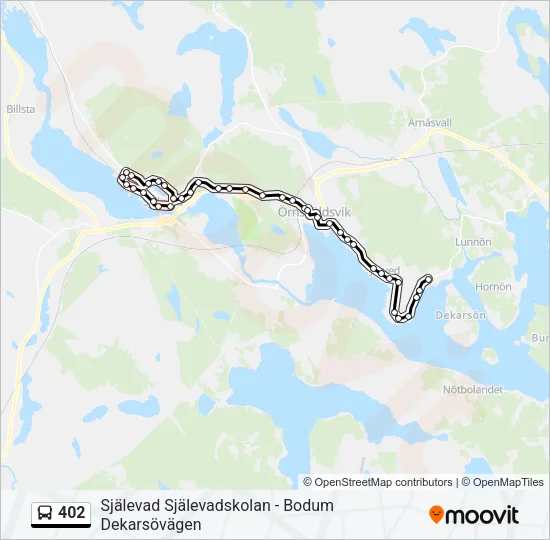 402  Line Map