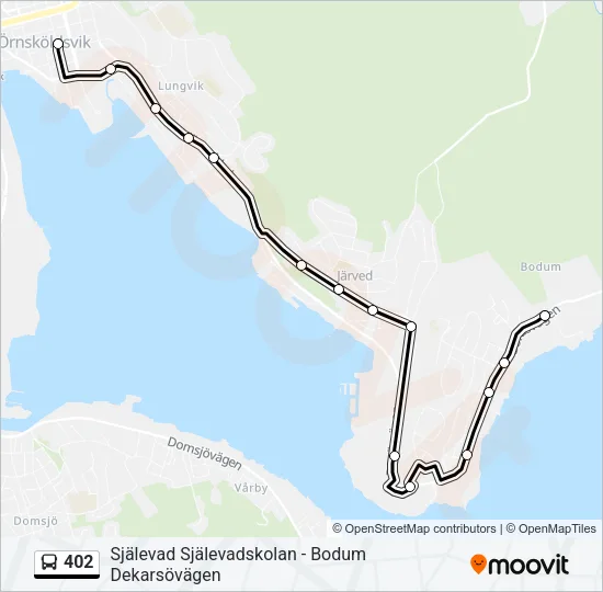402  Line Map