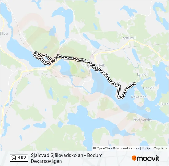 402  Line Map
