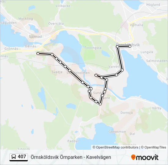407  Line Map