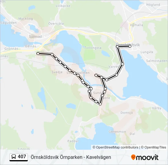 407  Line Map
