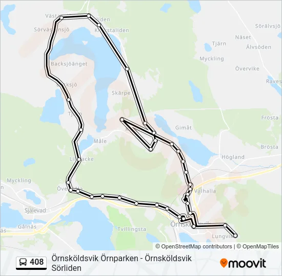 408  Line Map