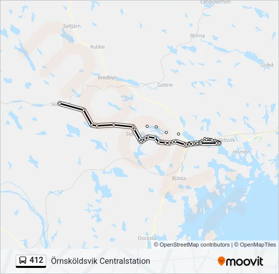 412  Line Map