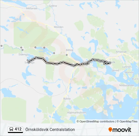 412  Line Map