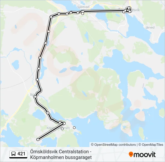 421  Line Map