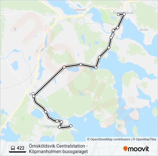 422  Line Map