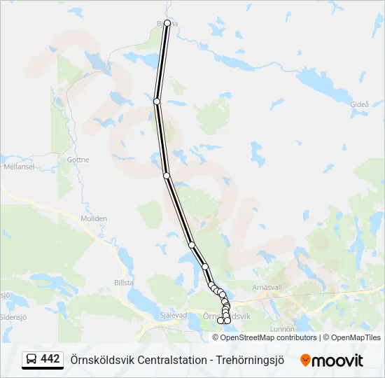 442  Line Map