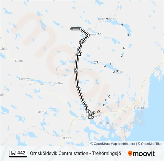 442  Line Map