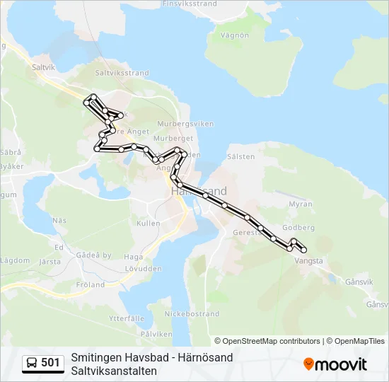 501  Line Map