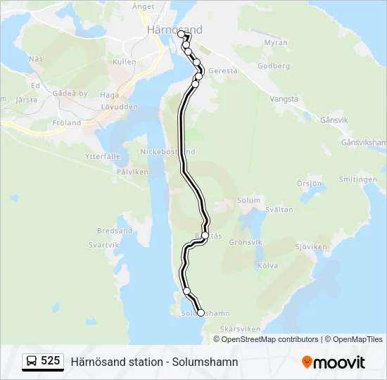 525  Line Map
