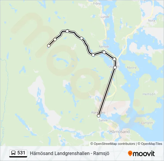 531  Line Map
