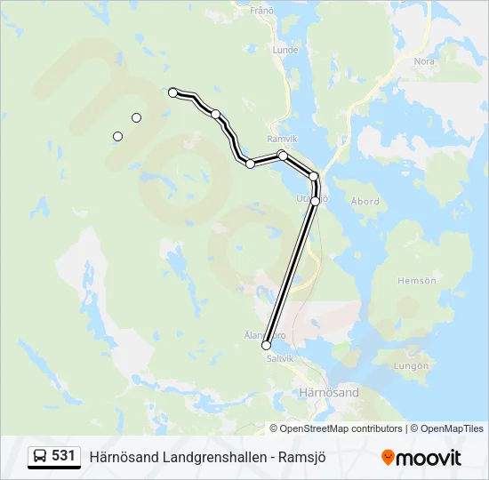 531  Line Map
