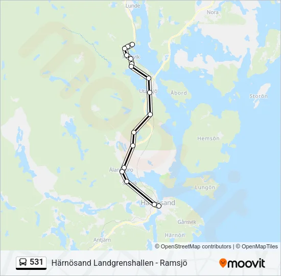531  Line Map
