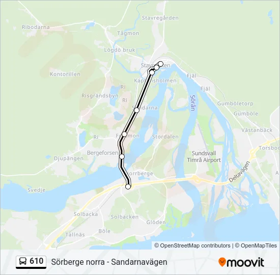 610  Line Map