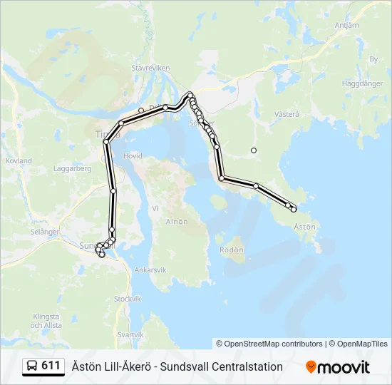 611  Line Map